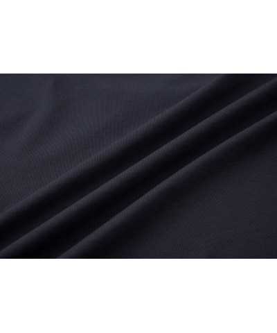 Lightweight Crop Tops Slim Fit Stretchy Workout Shirts for Women Blue,navy $11.25 T-Shirts