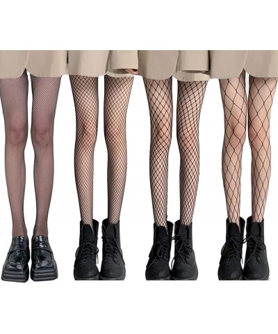 Women Patterend Fishnet Tights High Waist Fashion Stockings Pantyhose for Party, 2 Pairs Mixed $8.39 Socks