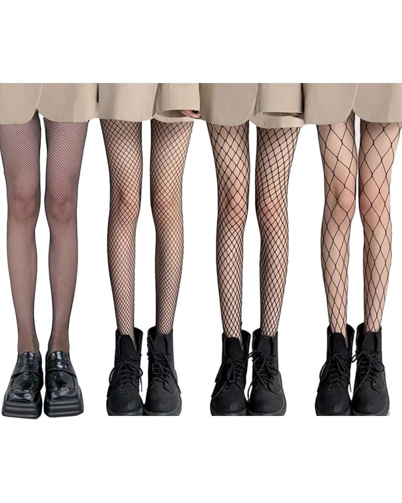 Women Patterend Fishnet Tights High Waist Fashion Stockings Pantyhose for Party, 2 Pairs Mixed $8.39 Socks
