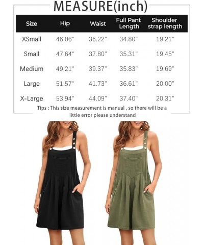 Jumpsuits for Women Casual Summer Shorts Overalls Button Up Comfy Rompers Sleeveless Jumpers with Pockets 2024 Coffee $13.99 ...