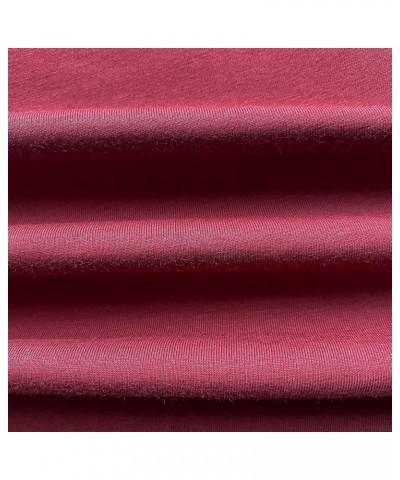 Womens Causal Faith Printed T-Shirt Christian Graphic Tees Short Sleeve Tops Wine Red $11.01 T-Shirts