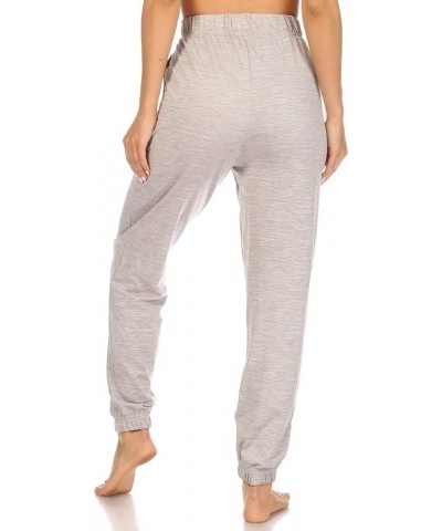 Womens Basic Solid Jogger Sweatpants Ultra Soft Casual Sports Track Pants with Side Pockets Highwaistfleece:joggerpants:space...