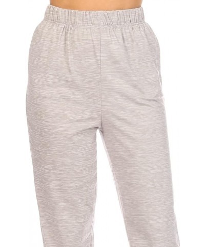 Womens Basic Solid Jogger Sweatpants Ultra Soft Casual Sports Track Pants with Side Pockets Highwaistfleece:joggerpants:space...
