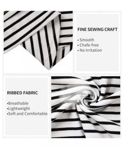 Shelf Bra Tank Tops Racerback Workout Tops Yoga Shirt Women's Cotton Undershirt 2 Pack No Bra - 1 Pack - Short - Stripe $11.4...