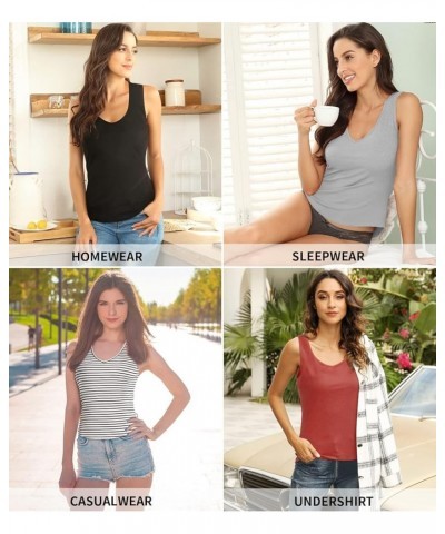 Shelf Bra Tank Tops Racerback Workout Tops Yoga Shirt Women's Cotton Undershirt 2 Pack No Bra - 1 Pack - Short - Stripe $11.4...