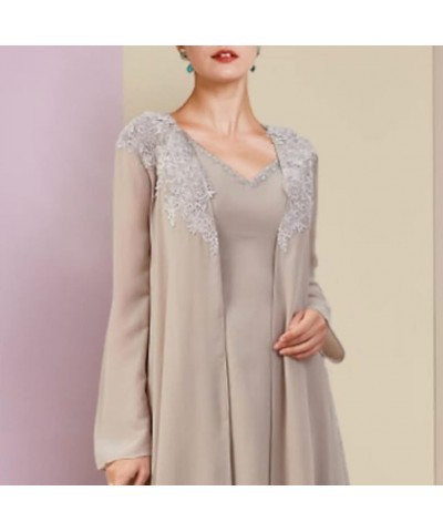 3 Pcs Mother of The Bride Pant Suits Jumpsuits Formal Evening Gowns Outfit Wedding Guest Groom Dresses with Long Jacket Wiste...