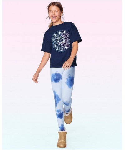 Women's Teen High-Rise Athletic Leggings Wonderland Tie-dye $6.14 Others