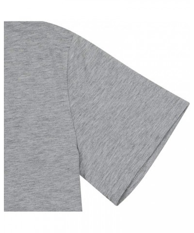 Cute Valentine's Day Tshirt Women Love Heart Printed Shirt Casual Short Sleeve Graphic Tee Tops Light Gray $7.50 T-Shirts
