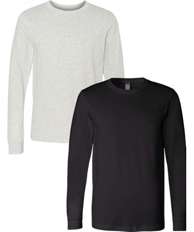 Canvas Men's 4.2 oz. Filmore Long-Sleeve T-Shirt 3501 Ash-black $10.79 T-Shirts