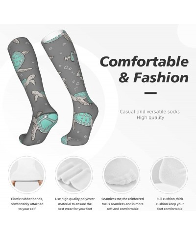 Compression Socks for Women & Men Circulation 15-20 mmHg is Best Support Athletic Running Cycling Mint,green $10.55 Activewear