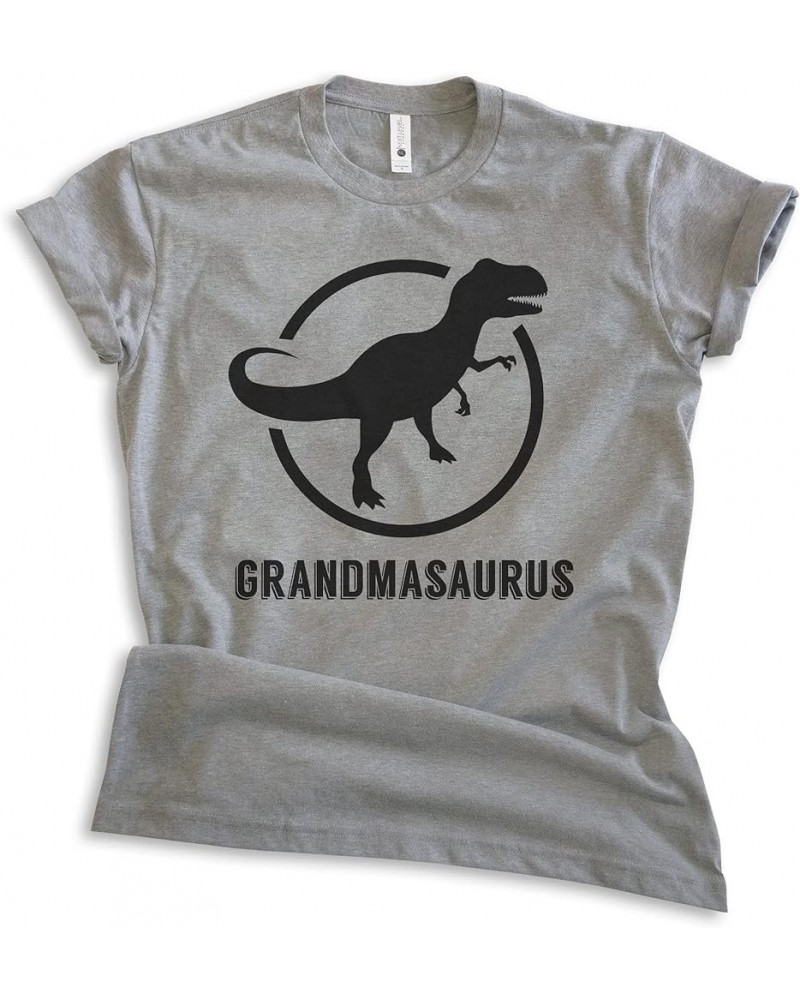 Grandmasaurus T-Shirt, Unisex Women's Shirt, Grandma Shirt, Grandmother Shirt, Dinosaur Shirt Dark Heather Gray $13.91 Tops