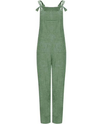 Overalls for Women Loose Fit Winter Warm Jumpsuits With Pockets Casual Plus Size Jumpsuit Wide Leg Party Rompers 02 Green $10...