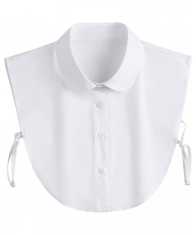 Dickey Collar, Detachable Fake Collars Faux Half-Shirt Insert for Women Girlls Ladies Dresses Blouse Sweater Round $10.58 Tops