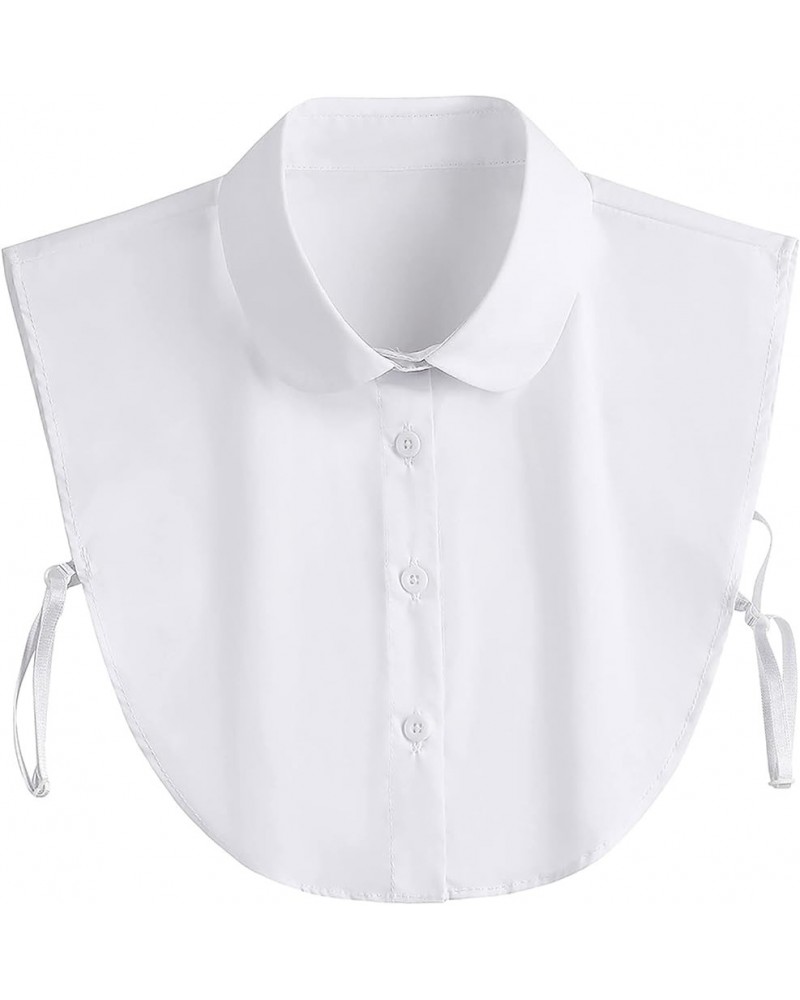 Dickey Collar, Detachable Fake Collars Faux Half-Shirt Insert for Women Girlls Ladies Dresses Blouse Sweater Round $10.58 Tops