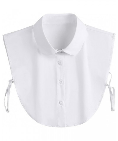 Dickey Collar, Detachable Fake Collars Faux Half-Shirt Insert for Women Girlls Ladies Dresses Blouse Sweater Round $10.58 Tops