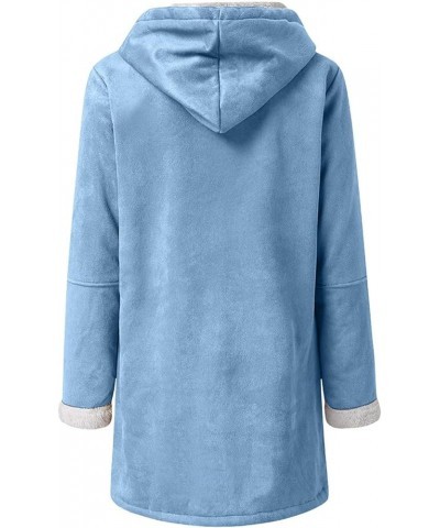 Women's Winter Warm Jacket Fleece Lined Fuzzy Coats Button Down Sherpa Outerwear Stand Collar Loose Teddy Coats 2023 01fleece...