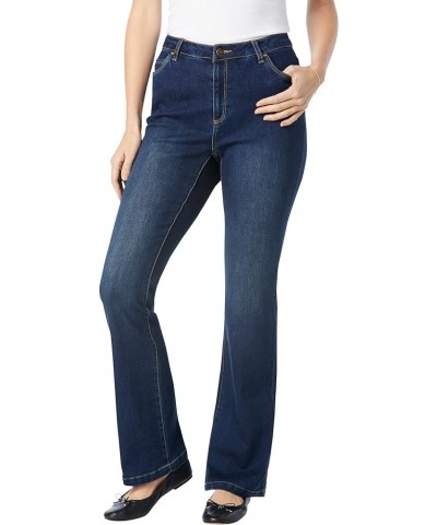 Women's Plus Size Comfort Curve Bootcut Jean Dark Sanded Wash $27.67 Jeans