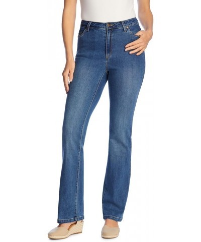 Women's Plus Size Comfort Curve Bootcut Jean Dark Sanded Wash $27.67 Jeans