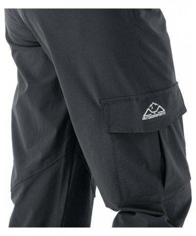 Women's Hiking Cargo Pants Water-Resistant Quick Dry UPF 50+ Travel Camping Work Pants Zipper Pockets 01 Gray $14.23 Pants