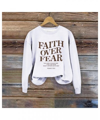 Sweatshirt for Women Graphic Hoodie Casual Sweatshirt Fashion Long Sleeve Shirts Comfortable Sweatshirt Y2k Tops 04-white $9....